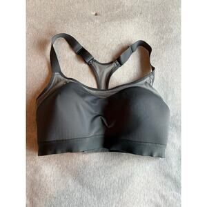 Brooks Womens Dare Racerback Run Bra asphalt gray 38DD sports workout adjustable